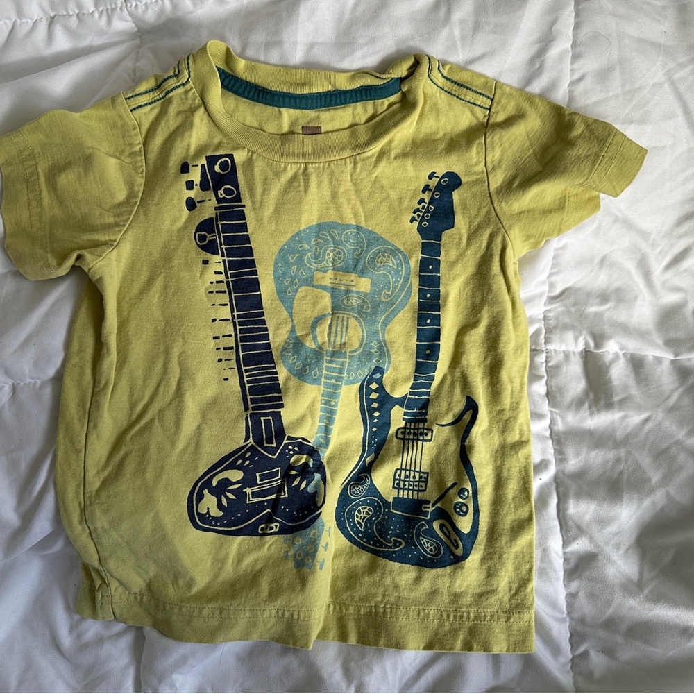 Tea collection India sitar and guitar shirt